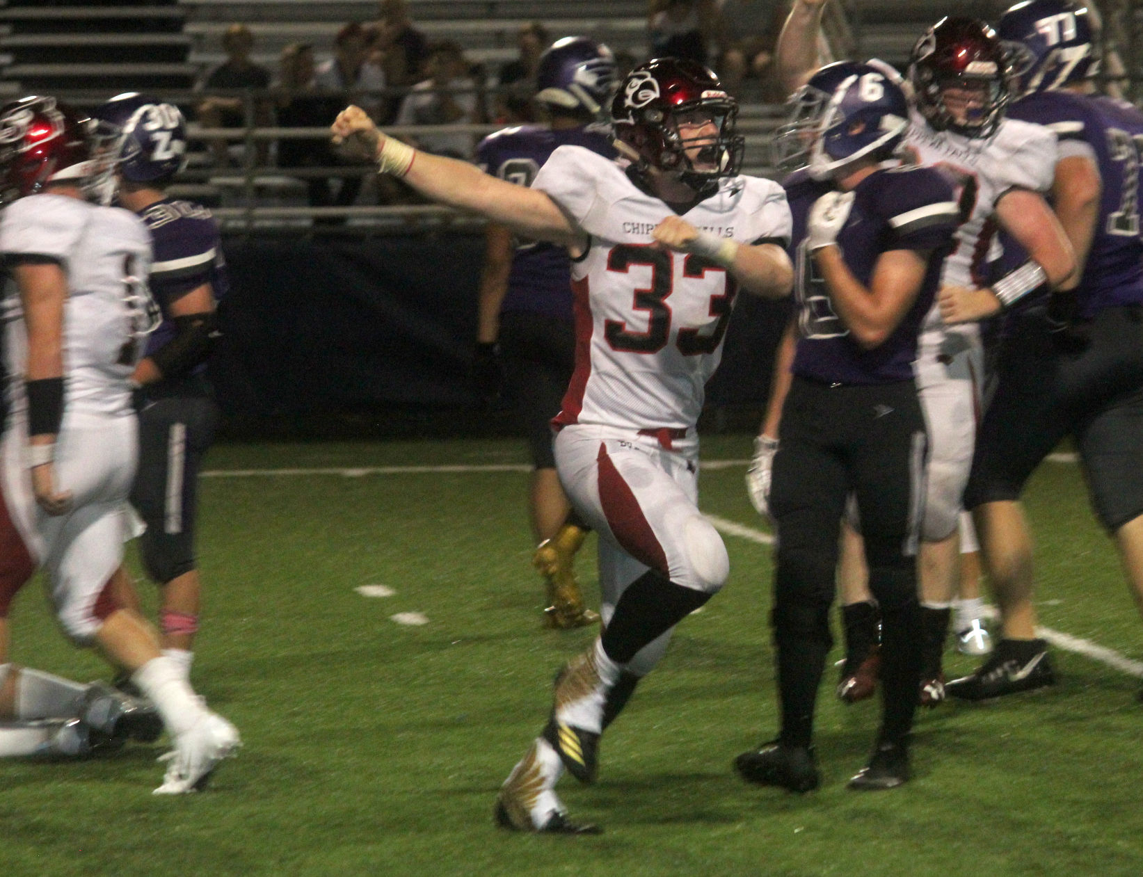 Chi-Hi football at Eau Claire Memorial 9-14-18